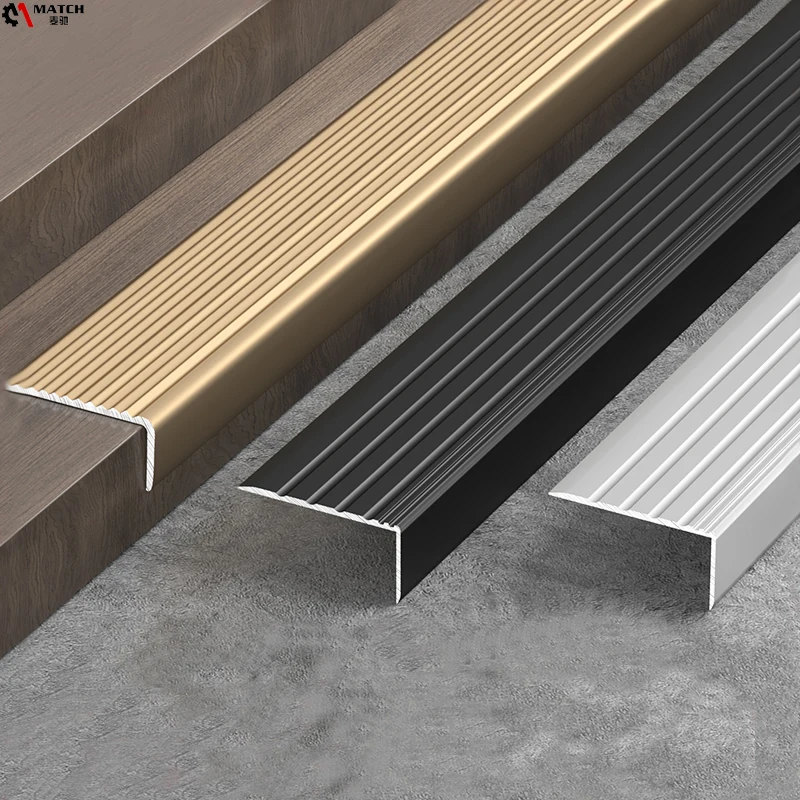 Chinese supplier Wholesale of aluminium tile edge trim stair nosing Low price