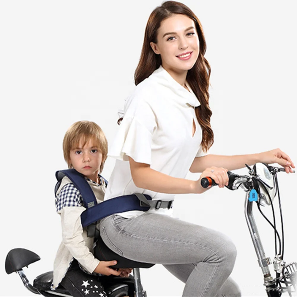 Reflective Motorcycle Electric Bicycle Children Fall Protection Seat Safety Belt Strap Sabuk Pengaman Kursi
