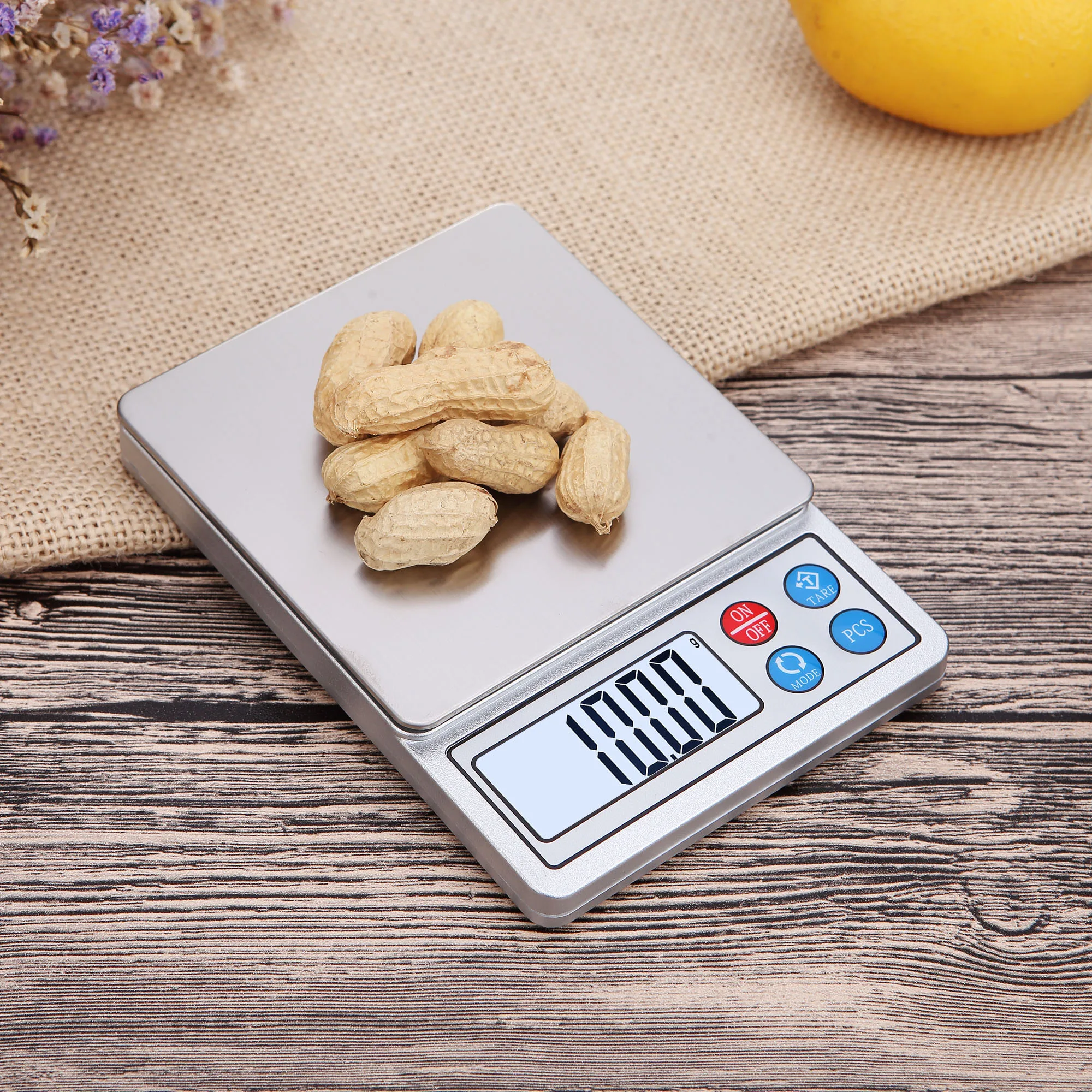 Factory OEM Food Scale 1kg 2kg 3kg Kitchen Measuring Scale 600g/0.01g Electronic Weight Weighing Food Scale With Digital Display