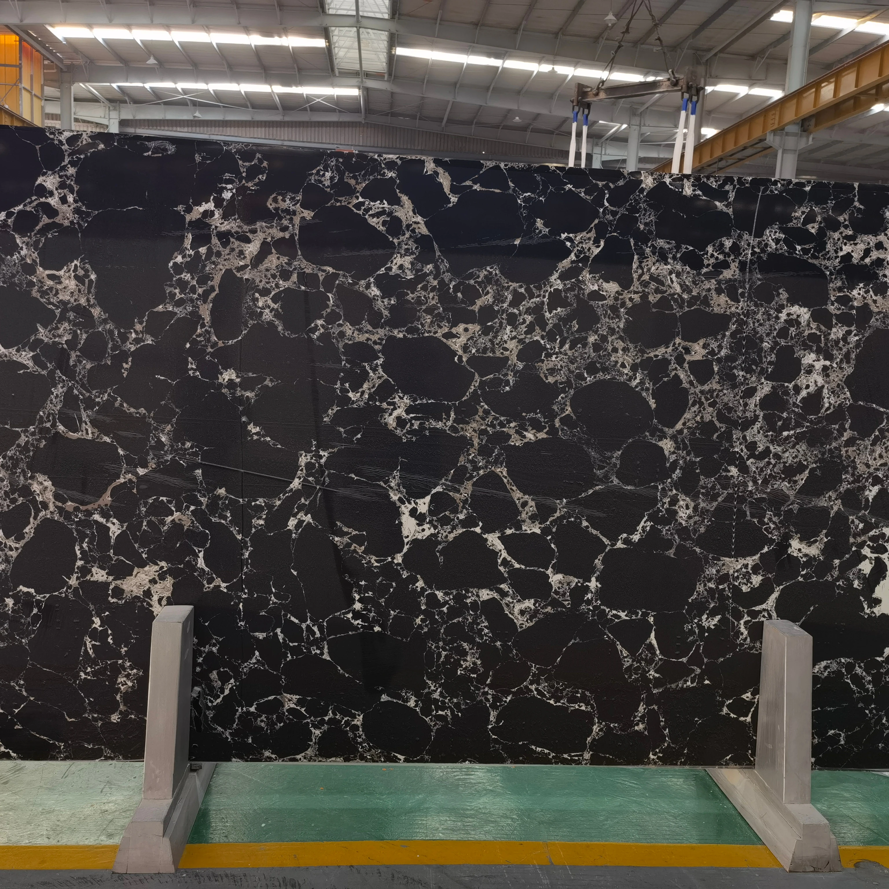 Black Arabescato Black Marble Artifical Stone Experienced Wholesale Chinese Supplier Support CAD Drawings QC Team Polished 18mm