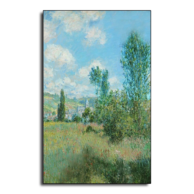 Handmade Decorative Oil Painting Peaceful Forest View for Living Room Popular Hot Sale Wall Art
