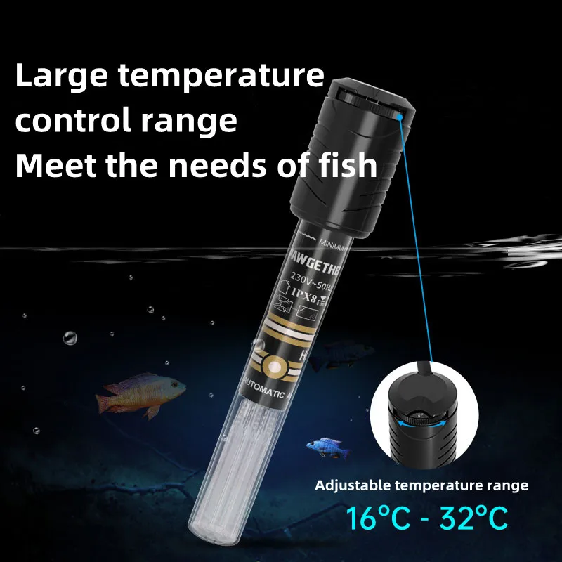 Suitable for all kinds of fish tank constant temperature heating safe explosion-proof leak-proof intelligent heating rod