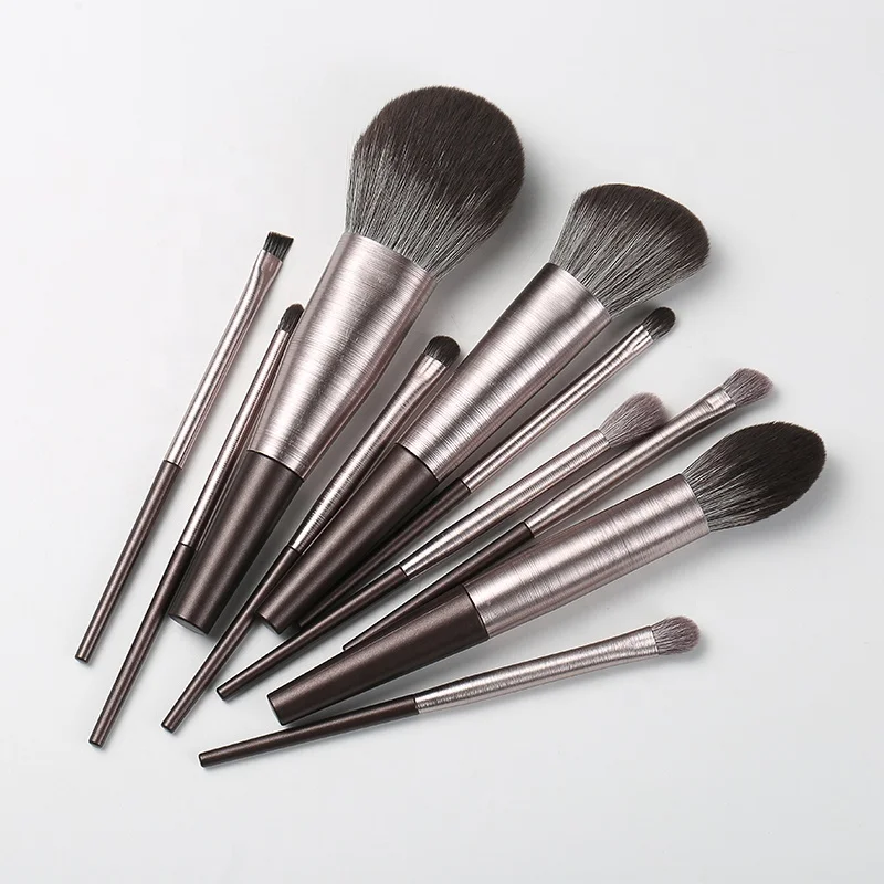 Beautiful design personalized bulk makeup brush concealer makeup brush luxury high quality makeup brush 10 piece