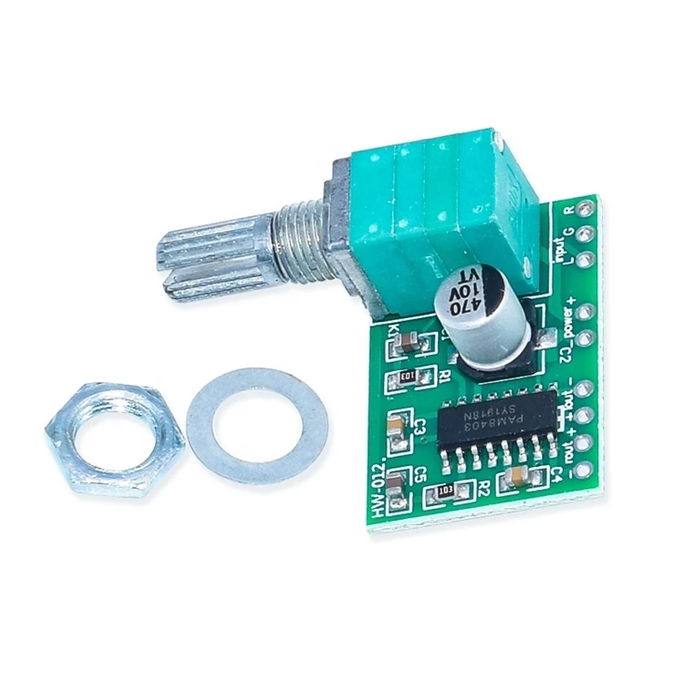 USB powered speaker audio circuit board power amplifier board Mini 5V digital small power amplifier board module PAM8403