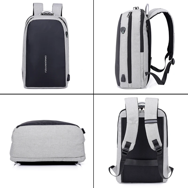 Рюкзак для ноутбука на заказ для подростков, противокражная школьная сумка, деловой дорожный водонепроницаемый рюкзак, сумки