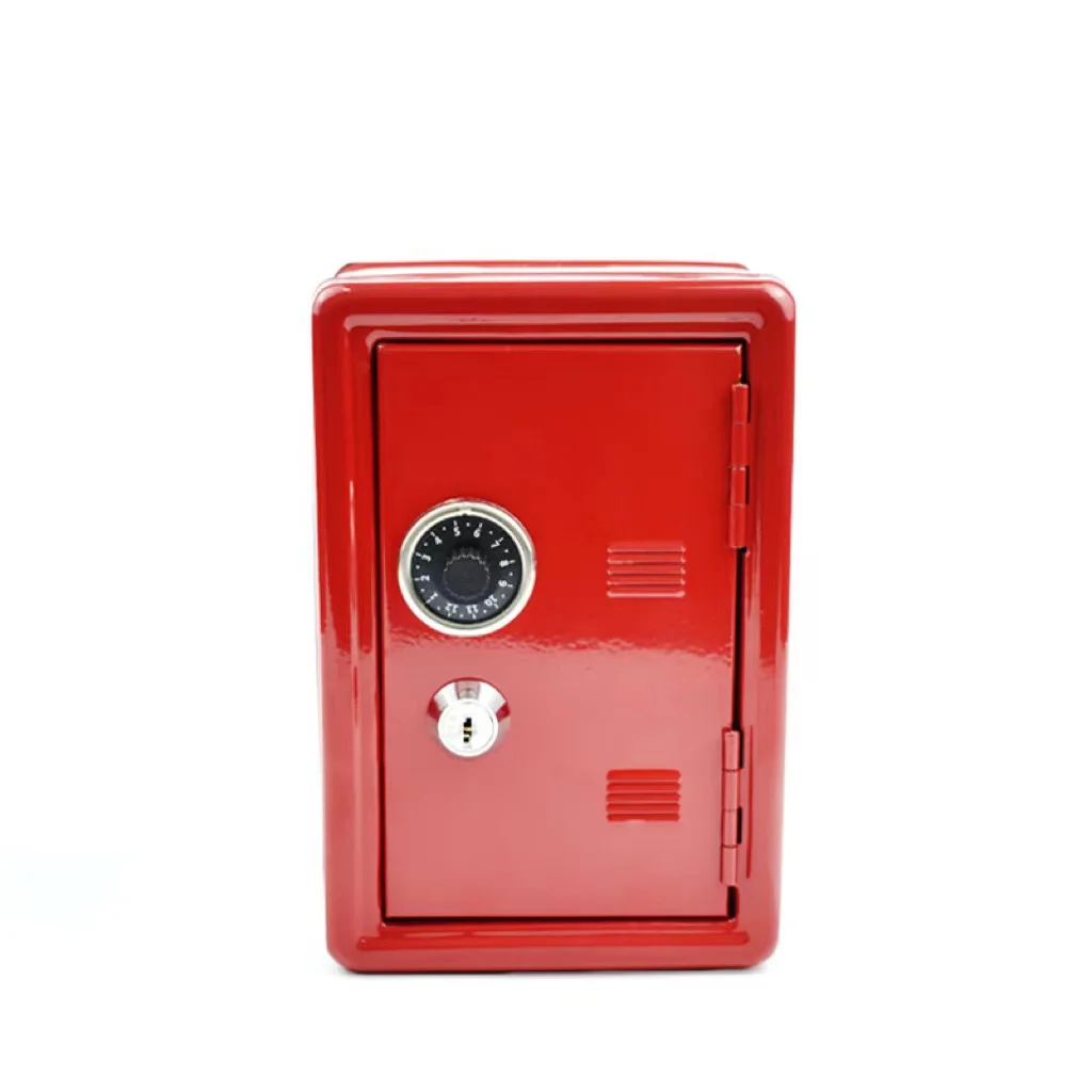 Mini cash box toy safe storage with combination lock