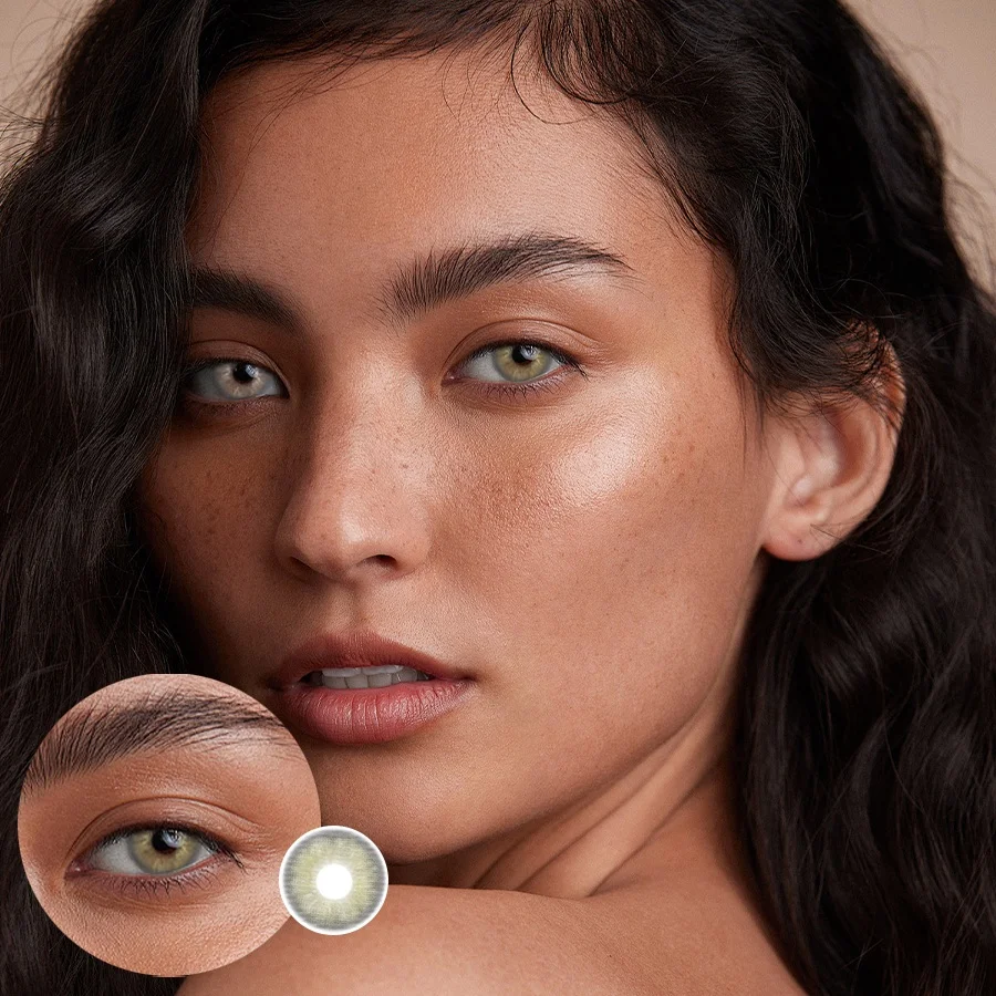 Wholesale Colors Germanic Green Color Lenses Super Natural Contact Lens Cosmetic Contact Lenses