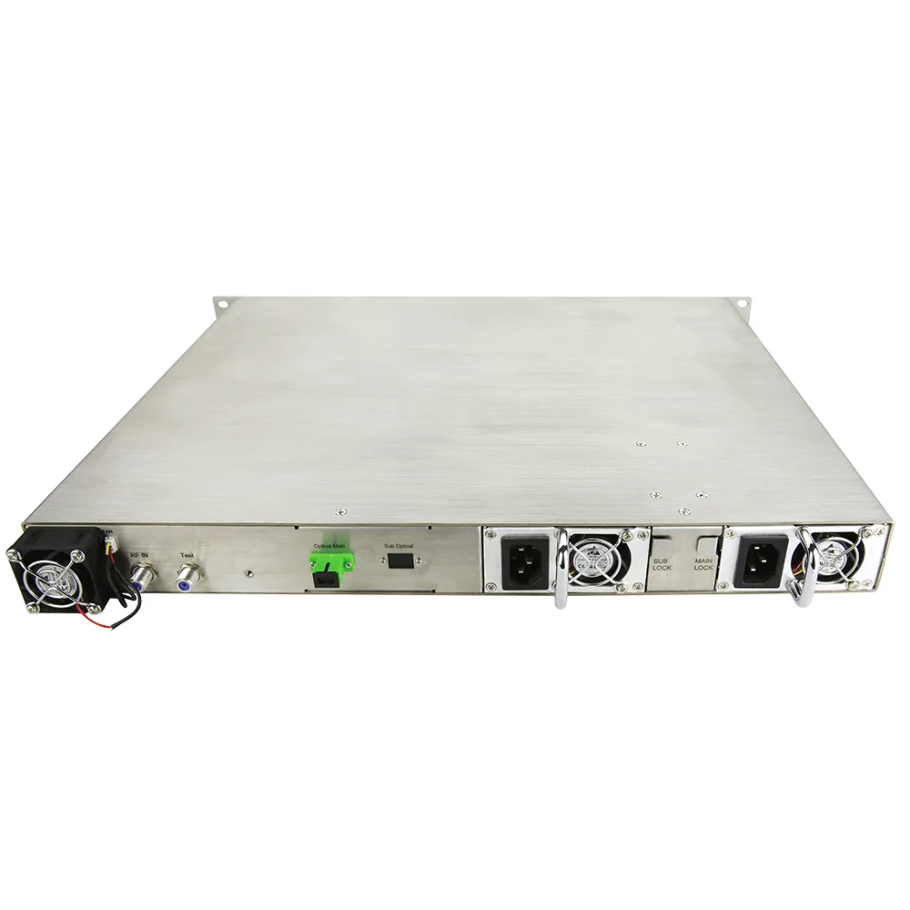 FTTH 19inch 2*7db 2*9db  External Modulation CATV 1550nm Optical Fiber Transmitter