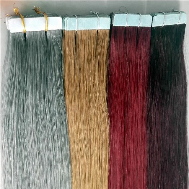 2022 Hot Selling Wholesale Price Tape In Extensions Human Hair Brown
