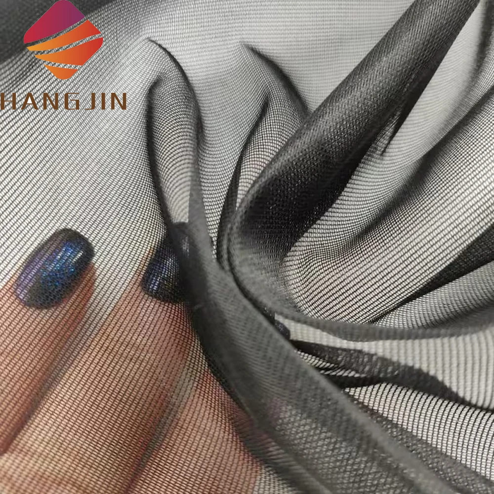 40D Hard Tulle 100% Polyester Fabric Strengthen Corset Mesh Fabric High Quality Power Net Fabric Rigid Strong Corsetry Mesh