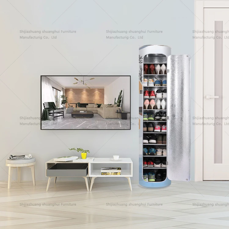 Export high quality PVC material slim shoe cabinet hospital shoe cabinet home shoe rack