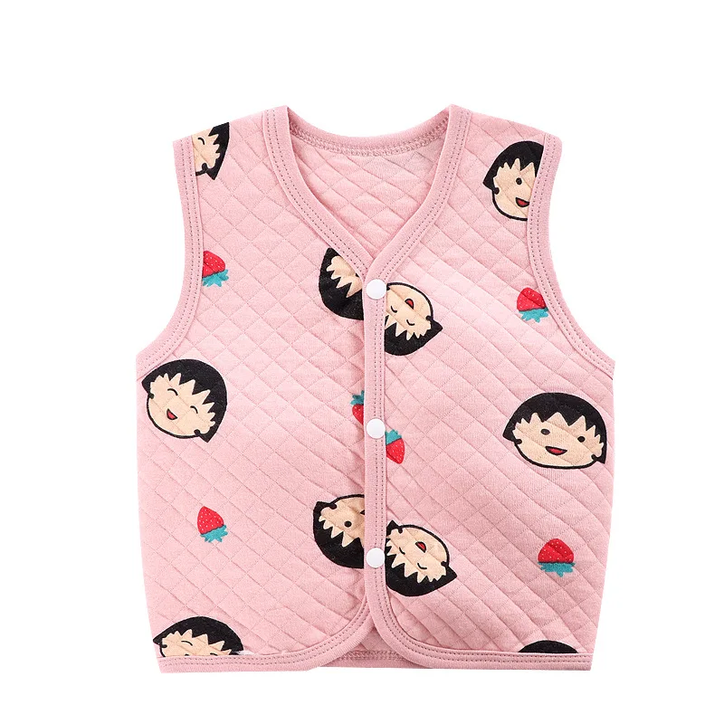 
Infant Baby Toddler Warm Soft Sleeveless Winter Kids Waistcoat Vest Cotton Clothes 
