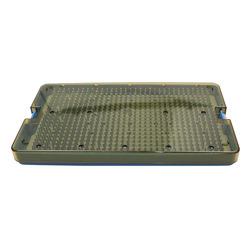 sterilization instruments autoclave sterilizer autoclave tray sterilization box surgical tray with mat