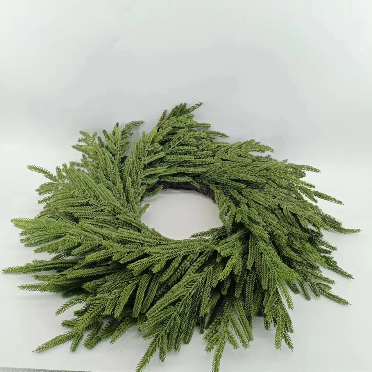 2023Norfolk pine wreaths for Christmas decoration Touch soft plant