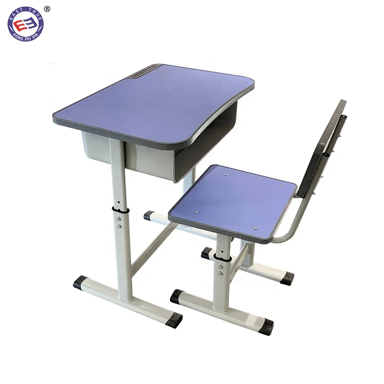 2021 New design children desk and chair set/wood double school