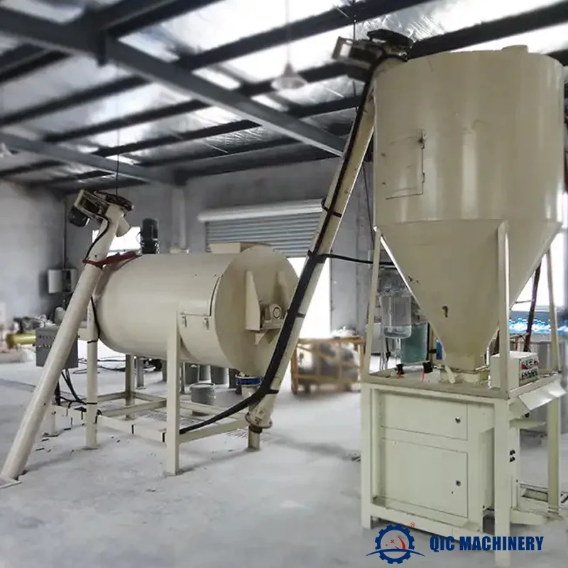 Full Automatic Ceramic Tile Adhesive Producing Machine Automatic Dry Mortar Mixing Equipment