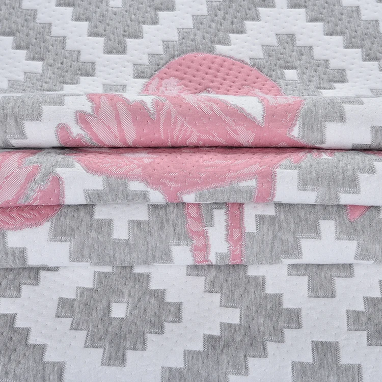 2025 высококачественный 420 г розовый трикотажный матрас жаккард для постельных принадлежностей