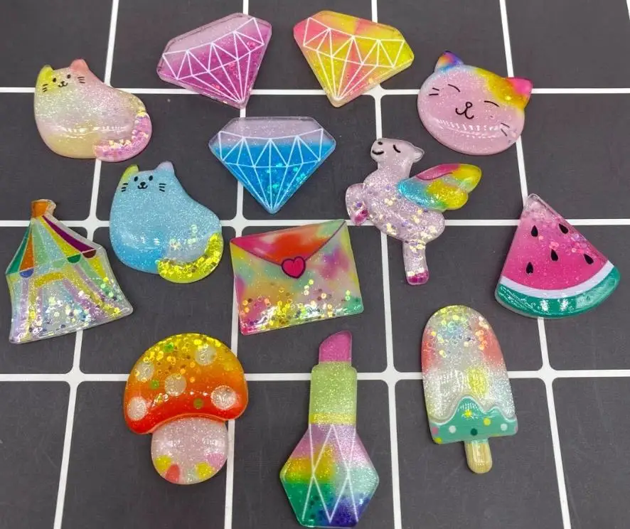 
500g Green Alien Polymer Clay Sprinkle Poison Slice For Kids Diy Soft Clay For Crafts Nail Art Scrapbooking Slime Filler 