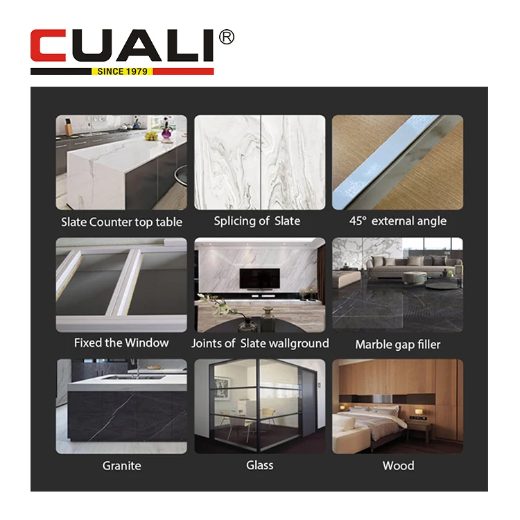 Strong bonding Rtaio 1:1 AB glue  quick fixing grout Joints Adhesive epoxy resin for marble tile stone splicing