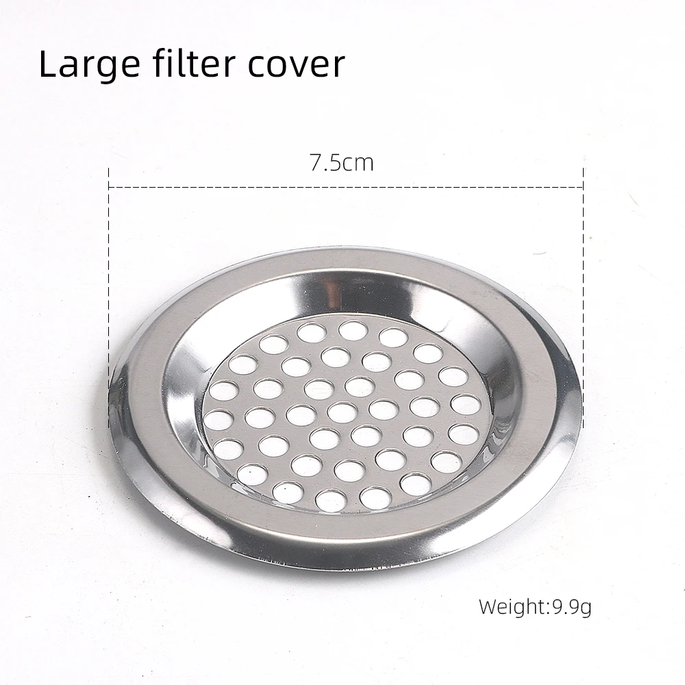 Custom Kitchen Stainless Steel Drain Cover Plug Basket Sink Strainer