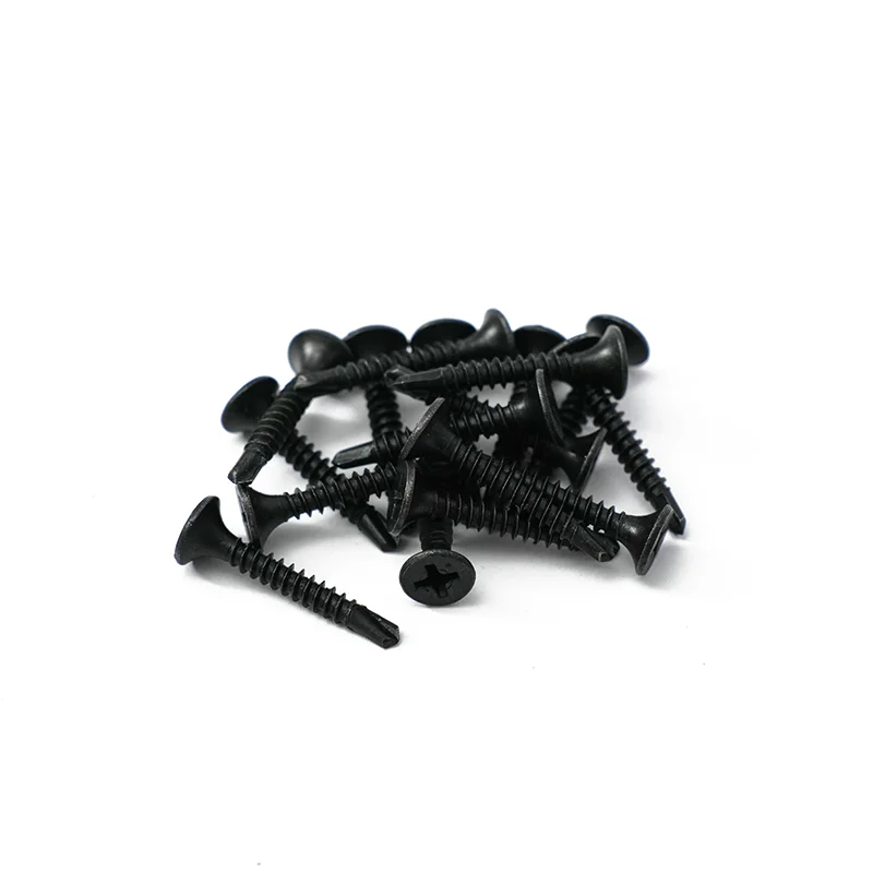 direct deal carbon steel Cross flat head self tapping screw Countersunk drill tail dovetail screw Drill tail screw