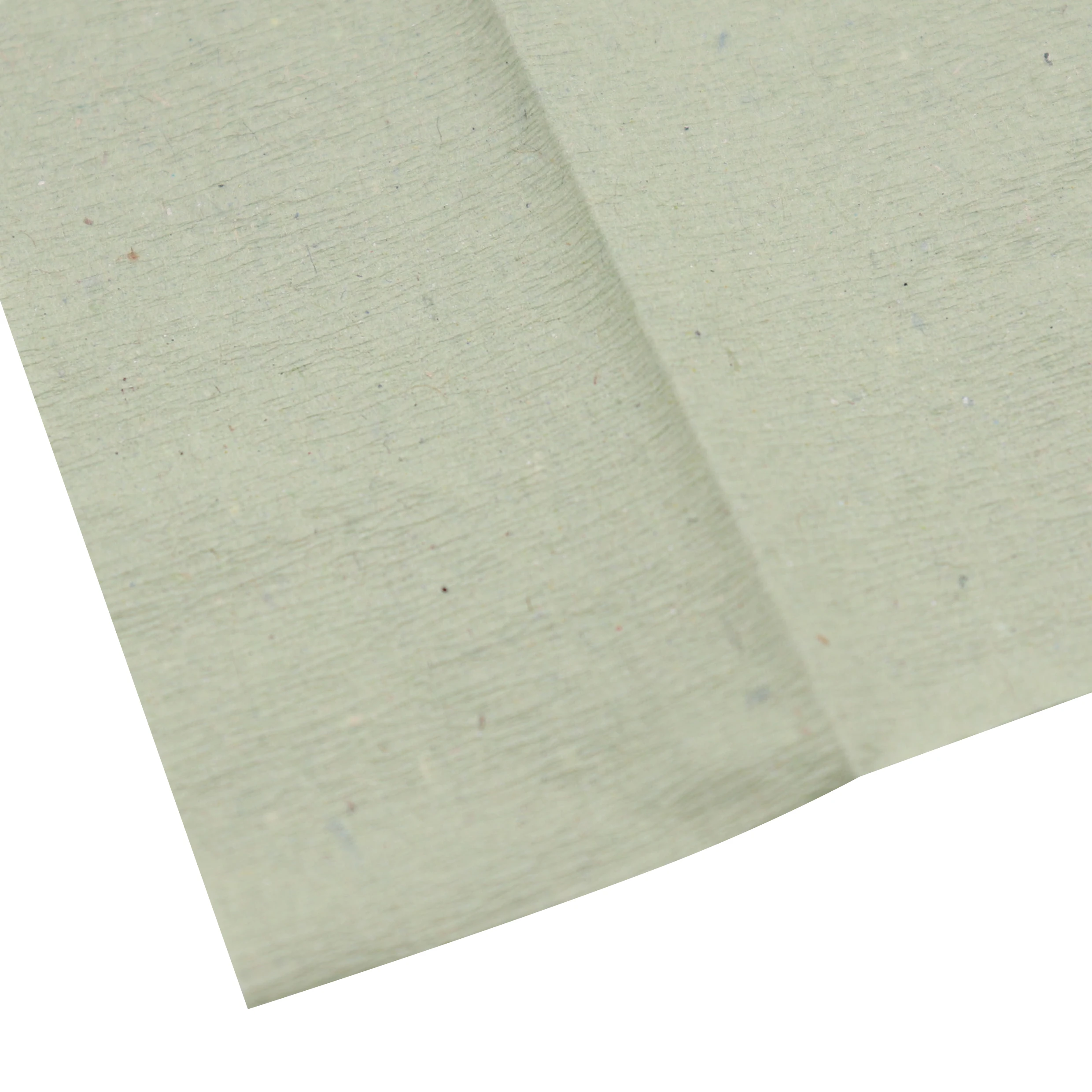 Qingshe оптом с фабрики под заказ 120 листы 1-PLY ручной вытирать бумажными полотенцами зеленого цвета C раза 100% дерево целлюлоза не бывшая в употреблении и папиросной бумаги