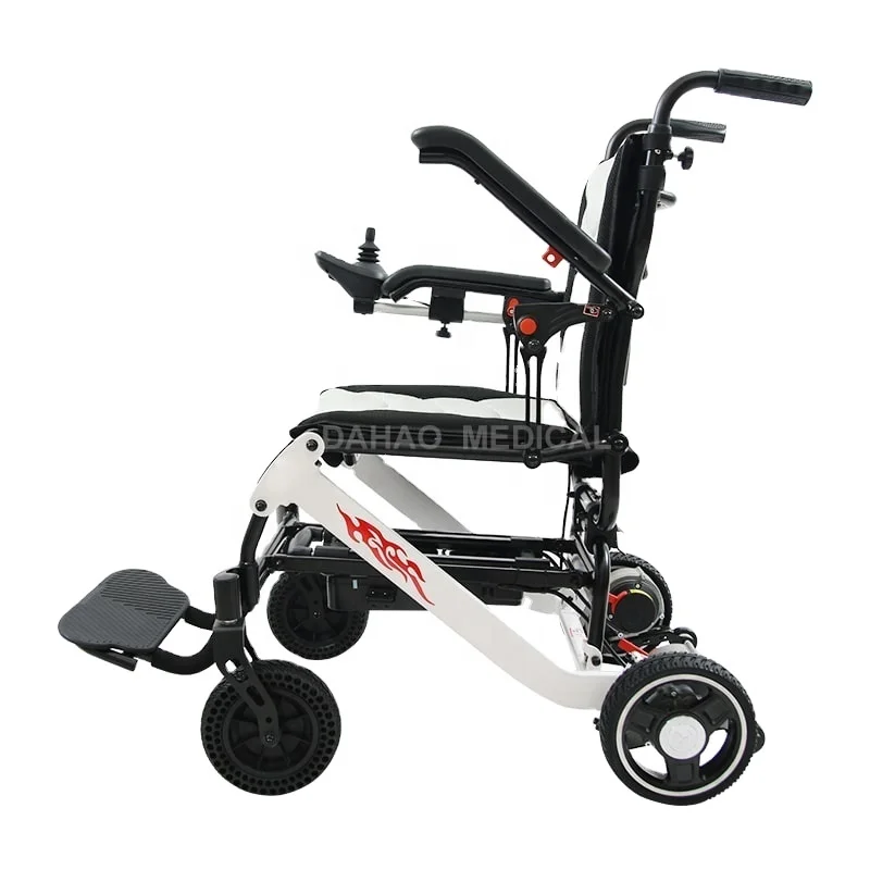 Lightweight Foldable Portable Travel Electric Power Wheel Chair Aluminum Motorized Wheelchair for Adults