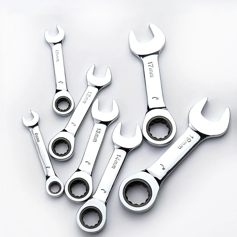 Portable Chrome Vanadium Combination Ratchet Wrench Hand Tools Multifunctional Ratchet Wrenches