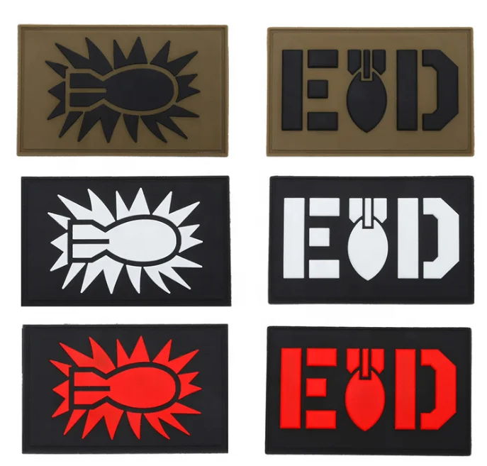 Top quality customized rubber logo label for garments