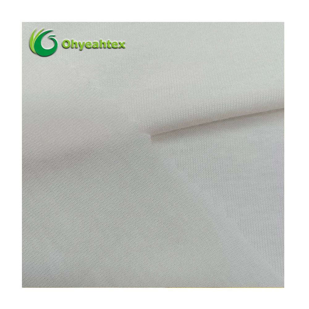 Soft Heat-Resistant Knit Recycled 100% Polyester Jersey Fabric For Dress