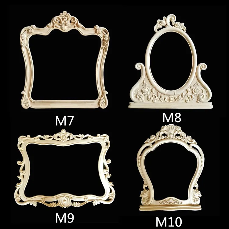 Long life High quality wooden frames mirror wall mirror corner moulding decorative wood mirror frames
