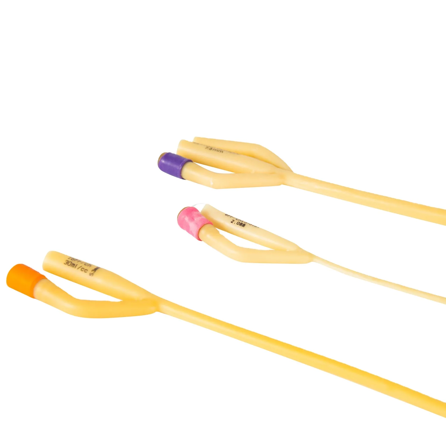 Latex Foley Balloon Catheter 100% Silicone Coated Latex Foley Catheter 3Way Latex Foley Catheter Silicone Coated Factory In CN