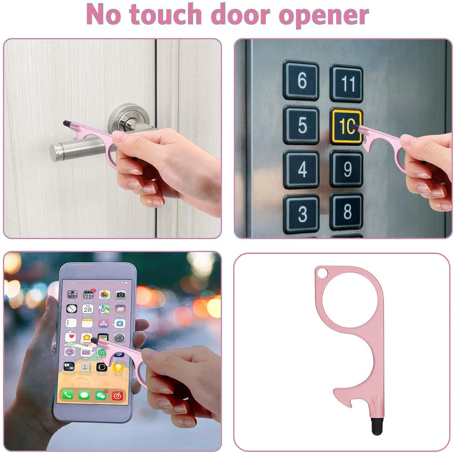 Supply Rhinestone Plastic Spray Bottle Supplies Personal Alarm Accessories Women Safety Keychain Products  Self Defense Keychain