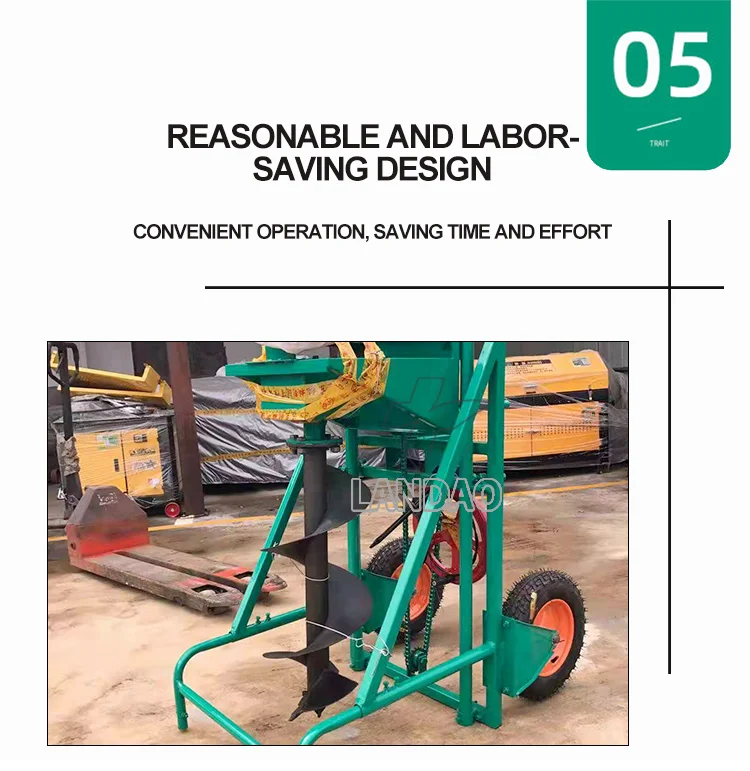 Portable Land Trench Hand Small Digging Machine For Sale