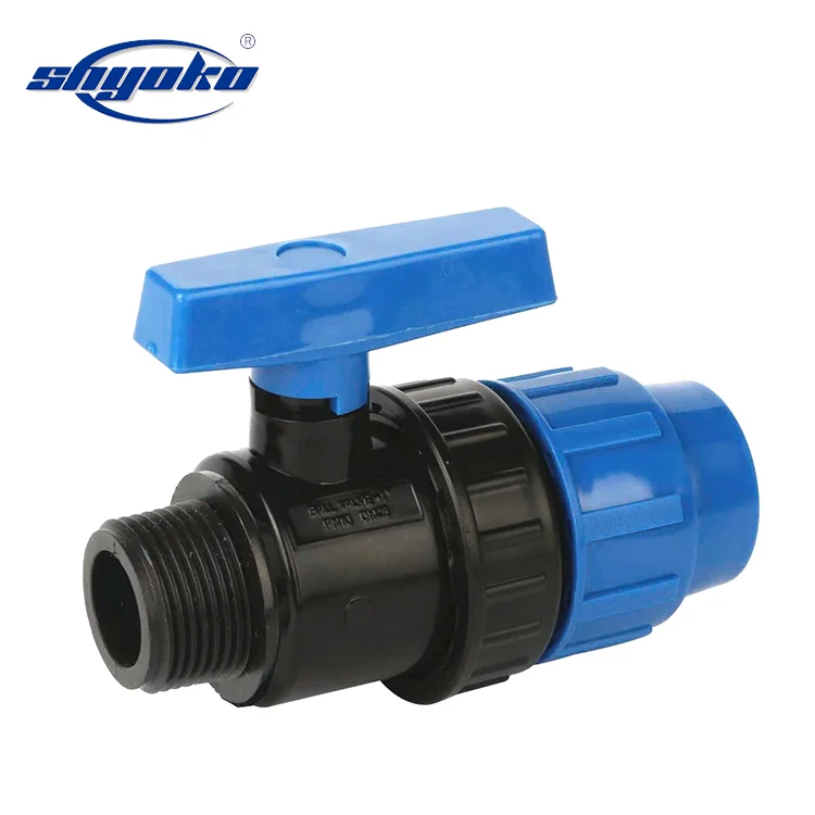  Irrigation valve pp/pvc compression quick connect for hdpe piping