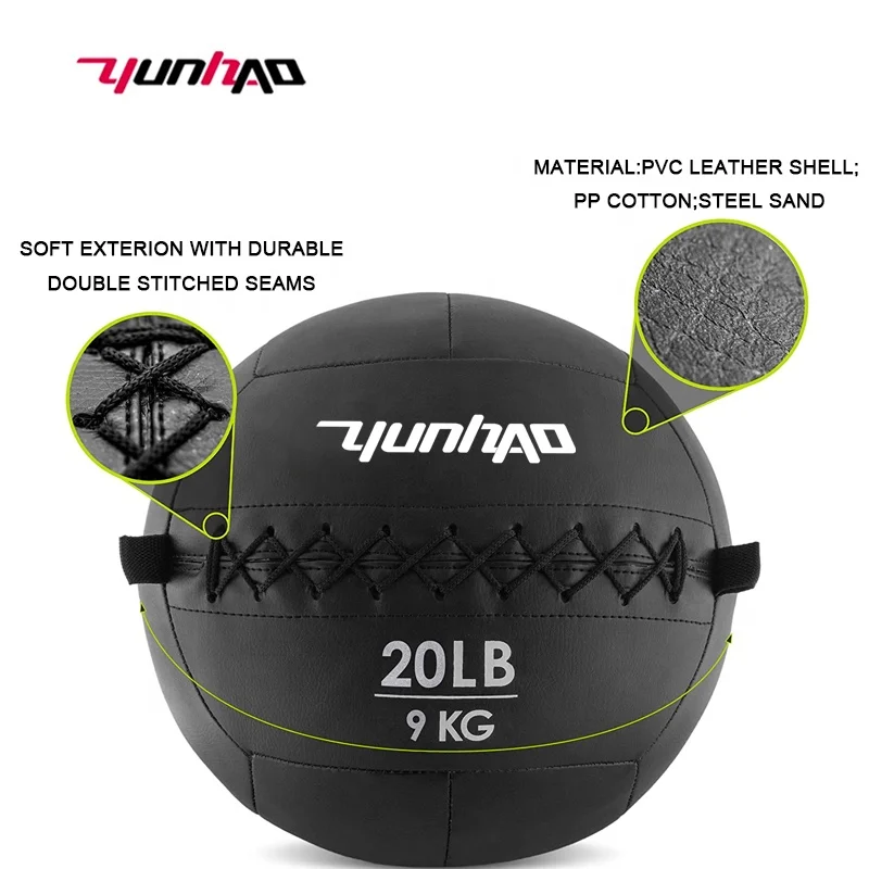 New popular Customized Logo Fitness Equipment Strength Training Colourful PVC Medicine Ball 5 KG