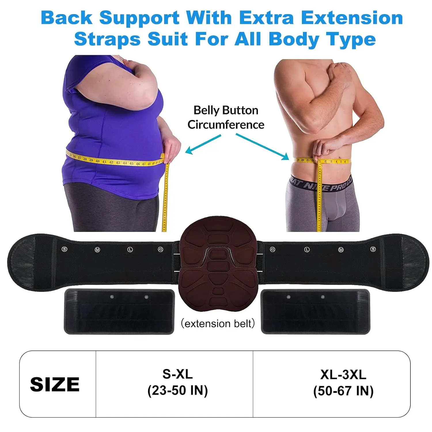 HKJD adjustable orthopedic lumbar sacral back brace waist belt medical lumbar lower back brace support for back pain