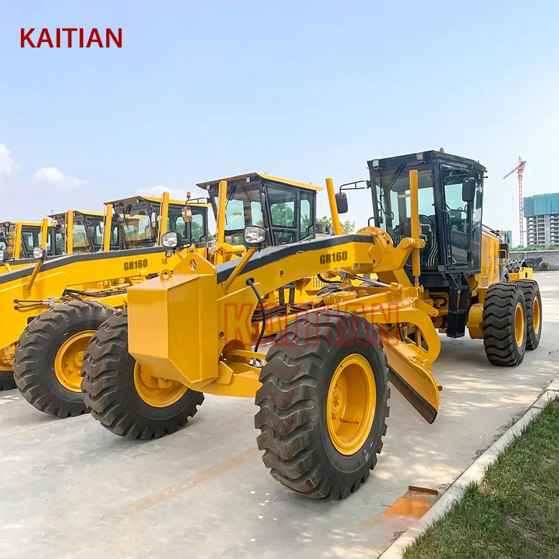 Грейдер Gr160 Китай небольшой автогрейдер с задним рыхлителем