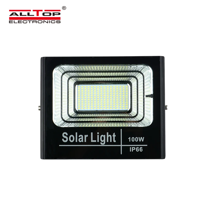 ALLTOP factory price waterproof Ip66 bridgelux outdoor lighting smd 25watt 40watt 60watt 100watt led solar flood light