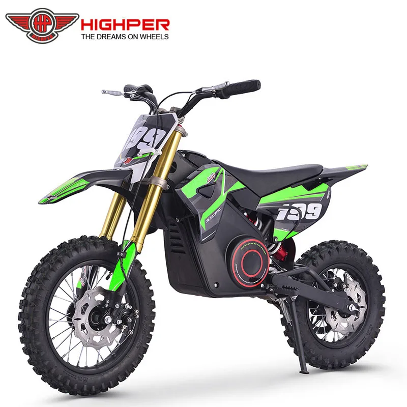 HIGHPER moto electrica 1000w, 1300W motorcycle electric dirt bike for sale