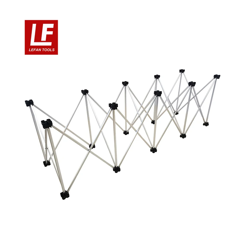 Aluminum Support Bar for Big Size Folding Work Table Stand with 15 Support Legs