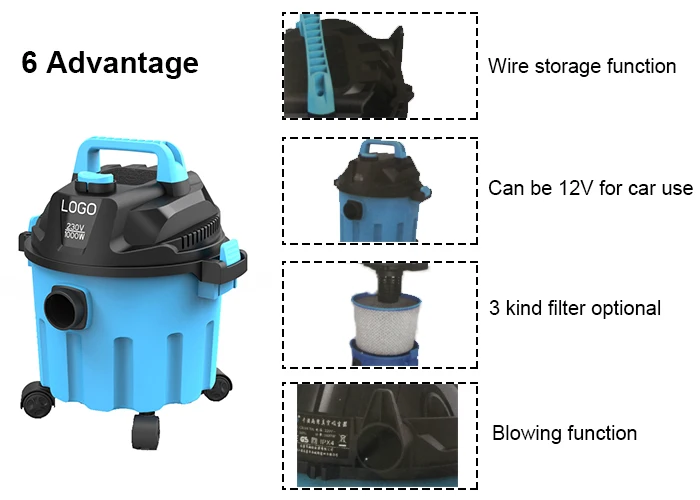 New Hot SellingAnimal hair cleaning 3 in 1 wet dry vacuum cleaner with blowing funtion