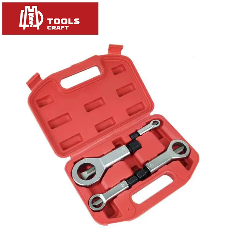 DMtools  Heavy Duty 4Pcs Screw Nut Rusty Removal Splitting Tools Extractor Splitter Set