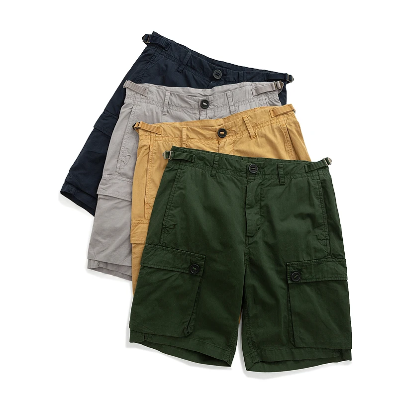 SABIN mens wholesale latest new summer casual fashion designers  6 multi pockets 3/4  chino cargo workout shorts