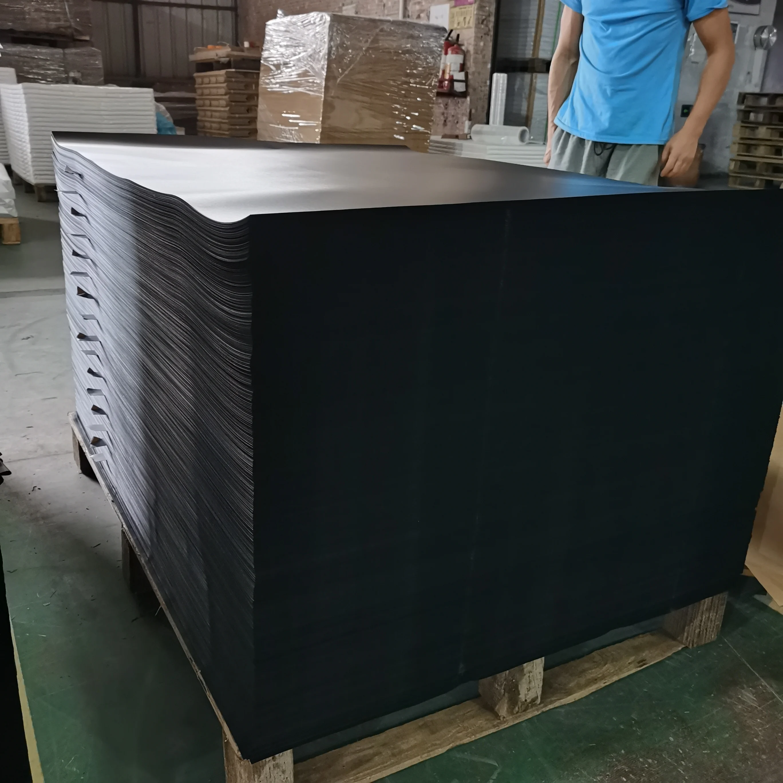 
High stiffness acid free black hard cardboard paper 