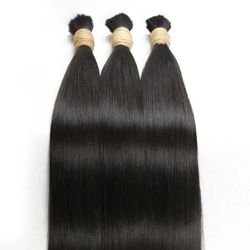 Top quality INDIAN human hair 30 inches 1kg no weft raw human hair bulk