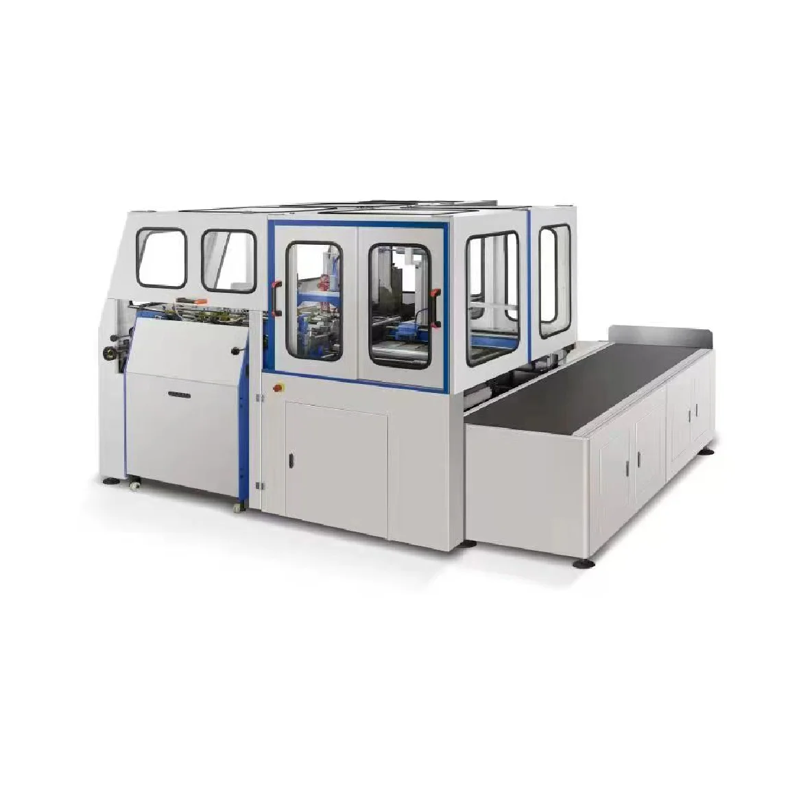 Multi functional automatic hardcover case making machine, low speed cover making machine, low price