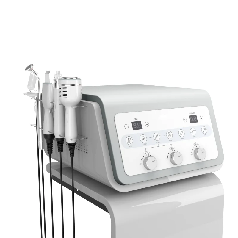 5 In 1 Vacuum Blackhead Remover Skin Rejuvenation Skin Scrubber Water Facial Oxygen Jet Small Bubble Oxygen Jet