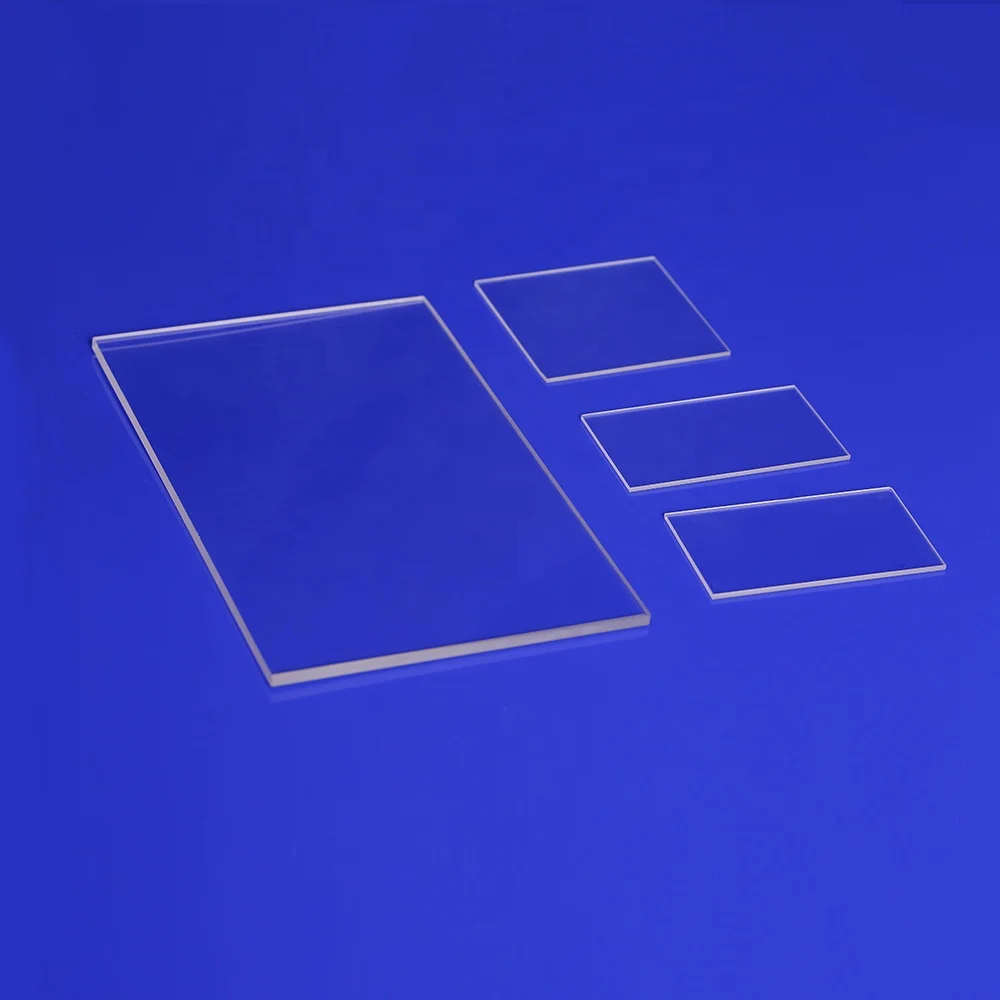 Factory Wholesale Customized Transparent Quartz Glass plate Clear quartz Plate