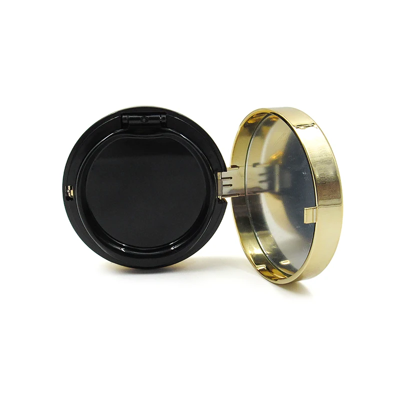 Wholesale luxury makeup cushion liquid foundation plastic case, 14g round cushion BB powder empty case custom cosmetic packaging